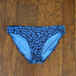 Aerie Blue Floral Bikini Bottoms